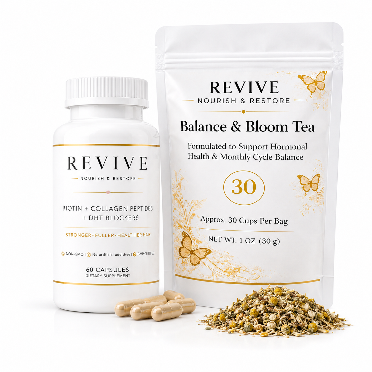 Tea & Hair Supplement